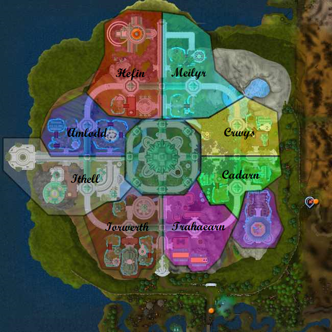 Prifddinas Clan Map