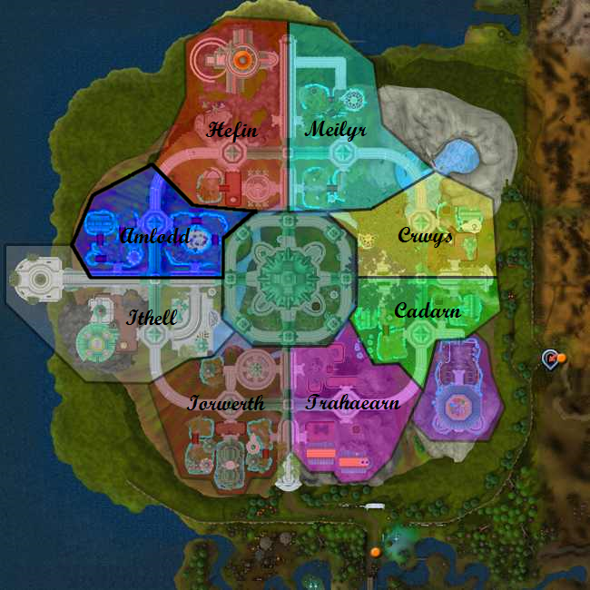 Prifddinas Clan Map With Amlodd Selected